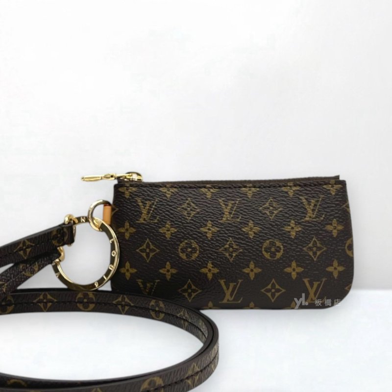 S5280-LV零錢包 原花一字零錢包&手機掛繩M26898-0