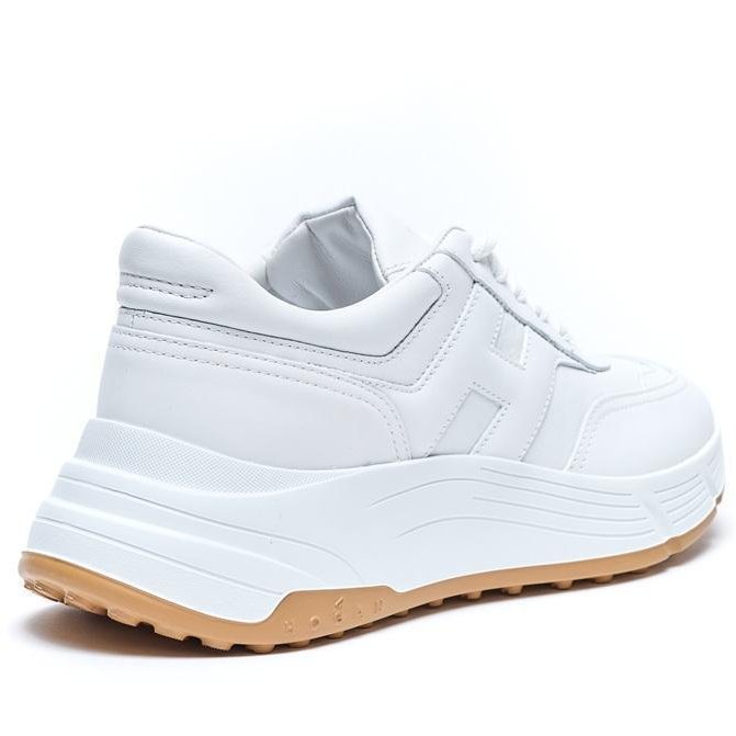 Hogan 女款 Hi-Fi 納帕皮革厚底雲朵運動鞋 白色/底高6.5公分 IT36/36.5/37/37.5/38/39-6
