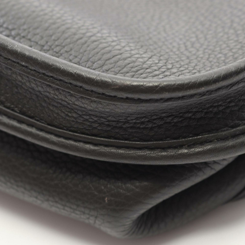 愛馬仕 Hermès Evelyn 3 Trois GM 單背包/手提包,Taurillon Clemence 皮革,黑色-9