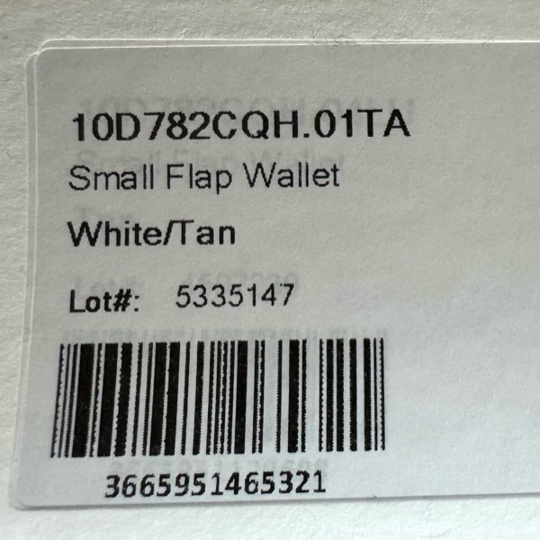 CELINE 凱旋門白老花 短夾-4