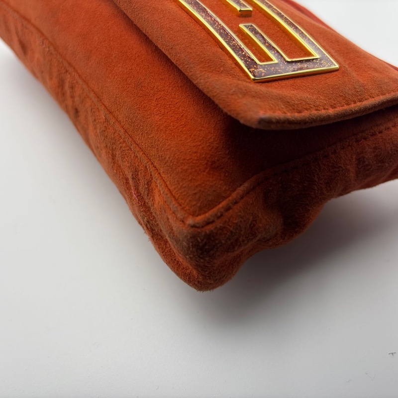 芬迪翻蓋單肩包-9