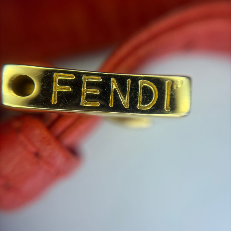 芬迪翻蓋單肩包-24