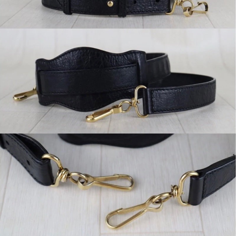 「JL精品代購」98新 Balenciaga mini city 機車包黑金-12