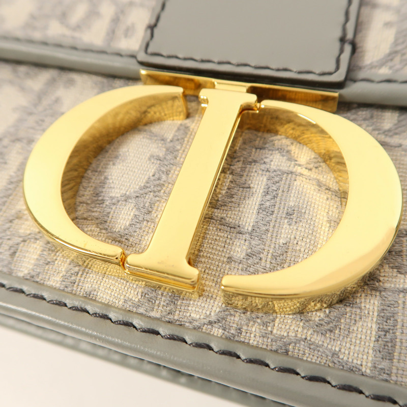Dior 帆布30 Montaigne金扣肩背袋-13