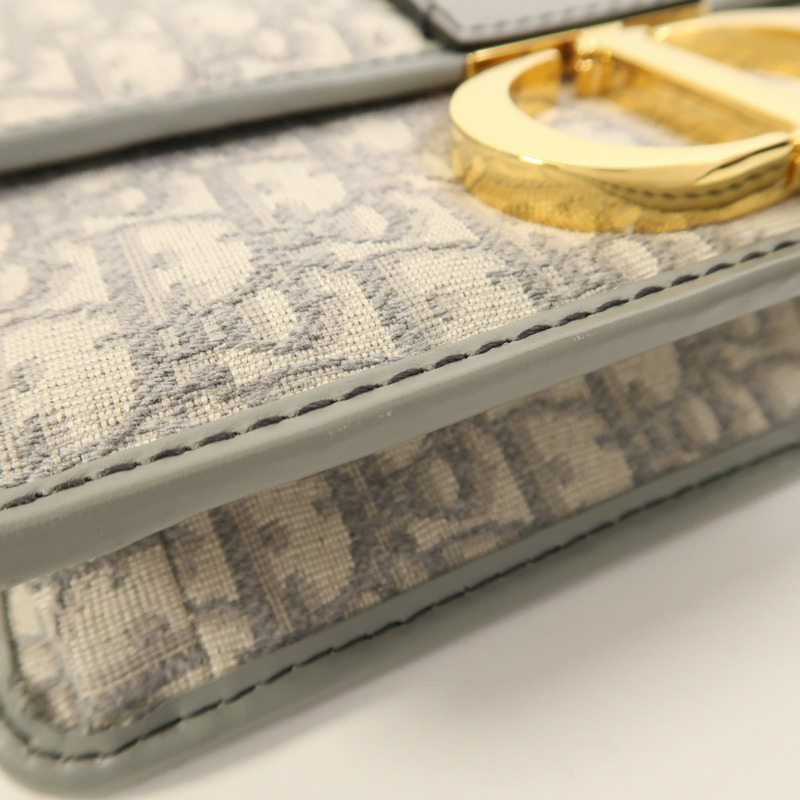 Dior 帆布30 Montaigne金扣肩背袋-20