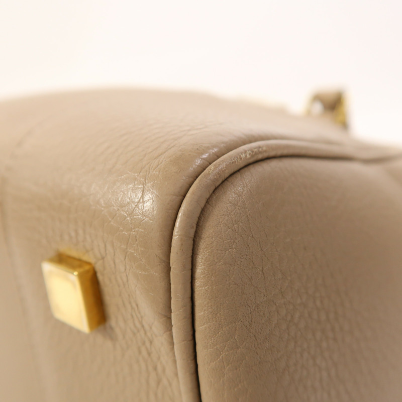 LOEWE 牛皮皮革Amazona 19金扣手挽肩背兩用袋-9