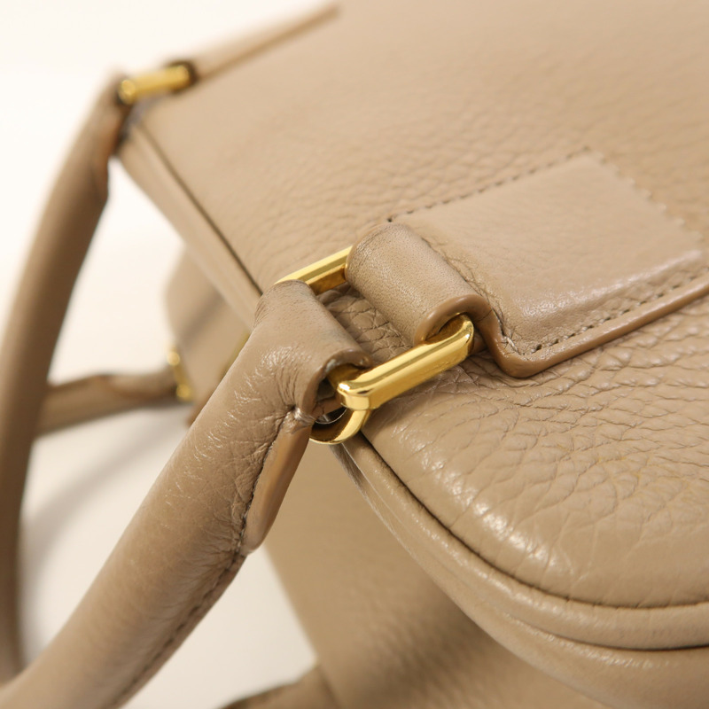 LOEWE 牛皮皮革Amazona 19金扣手挽肩背兩用袋-13