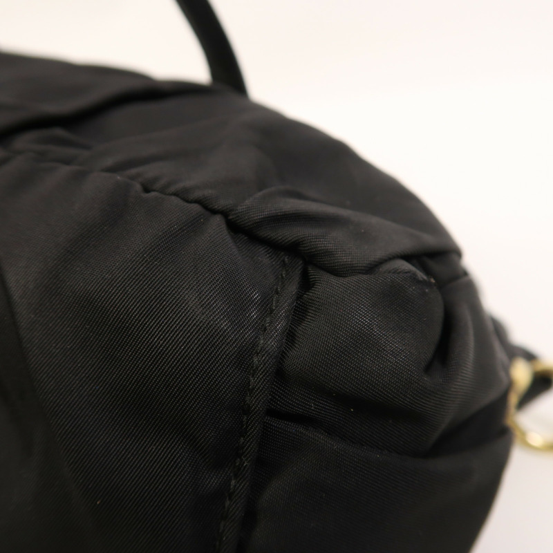 PRADA 尼龍2 Way Shoulder金扣手挽肩背兩用袋-10