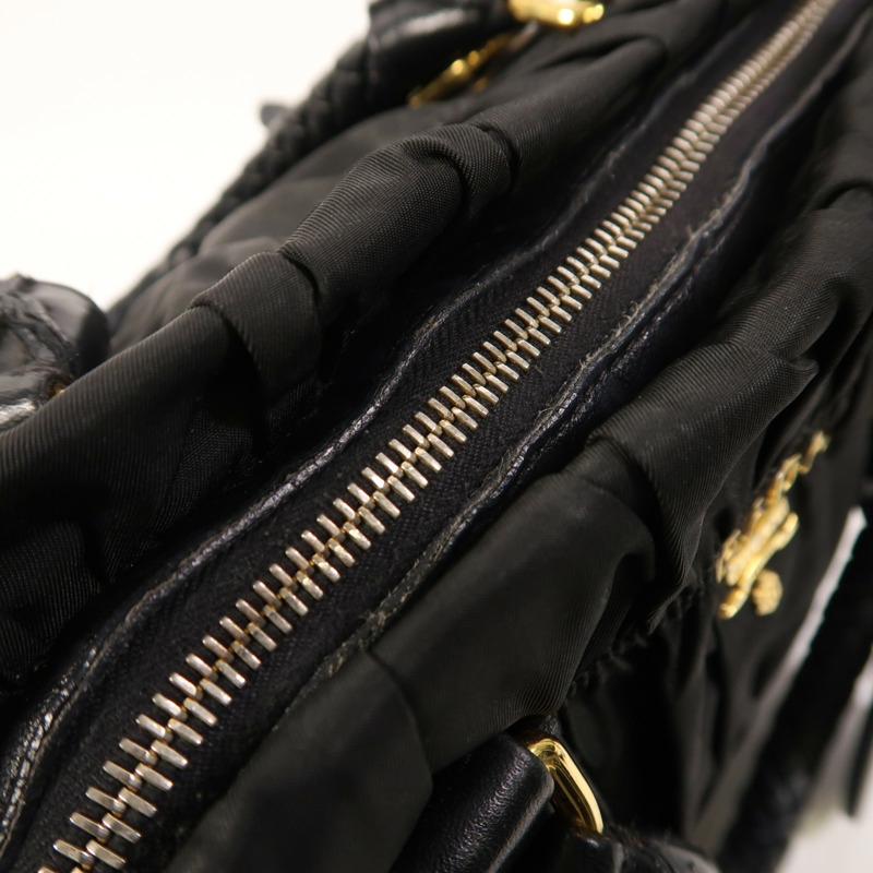 PRADA 尼龍2 Way Shoulder金扣手挽肩背兩用袋-17