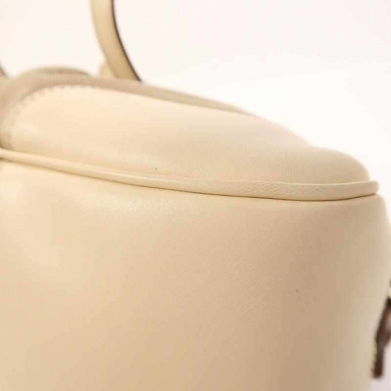 PRADA 帆布/牛皮皮革2 Way Shoulder銀扣手挽肩背兩用袋-10