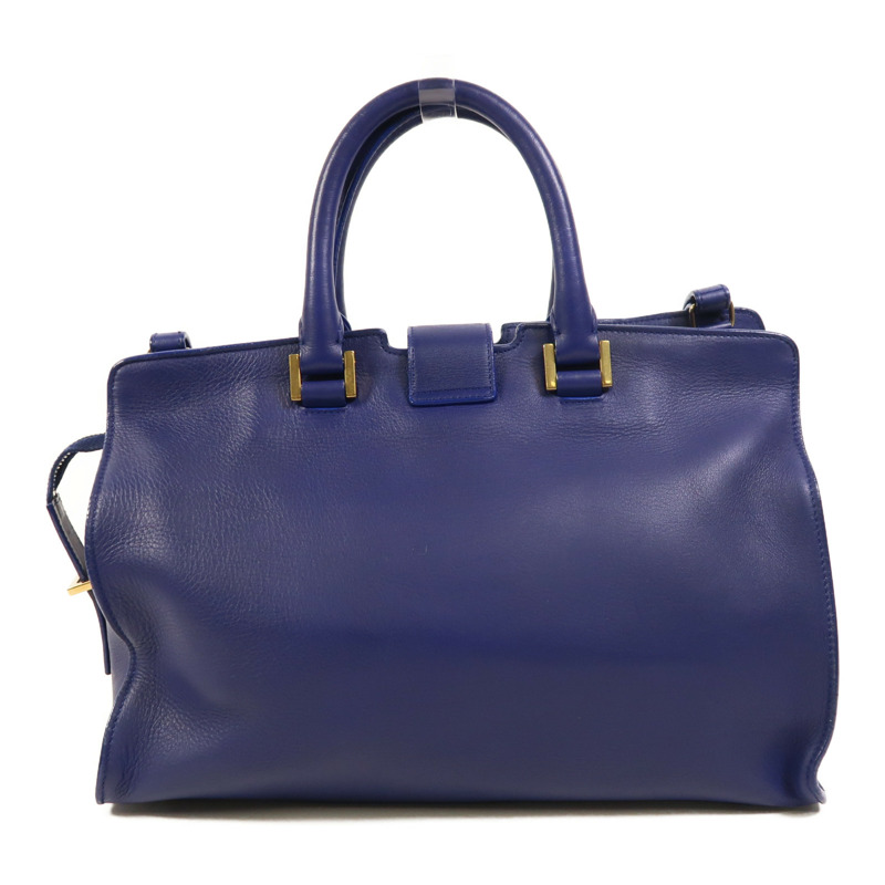 SAINT LAURENT 牛皮皮革2 Way Shoulder金扣手挽肩背兩用袋-1