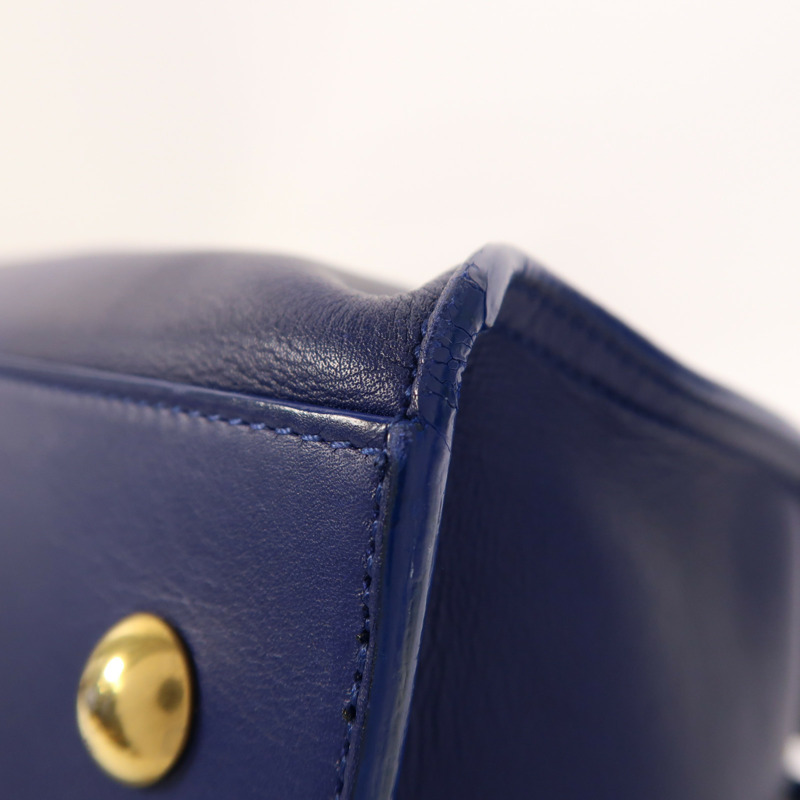 SAINT LAURENT 牛皮皮革2 Way Shoulder金扣手挽肩背兩用袋-8