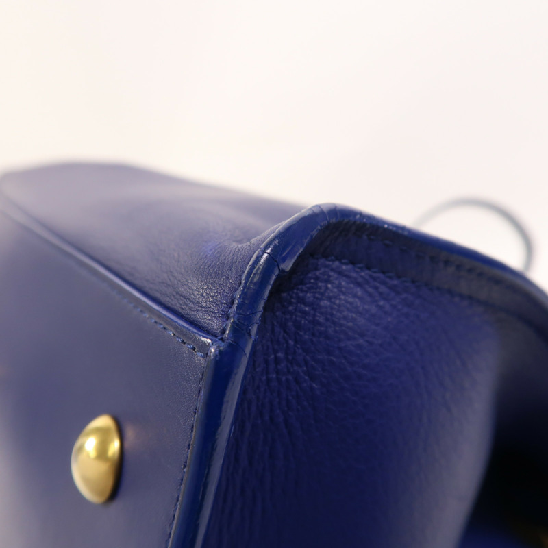 SAINT LAURENT 牛皮皮革2 Way Shoulder金扣手挽肩背兩用袋-10