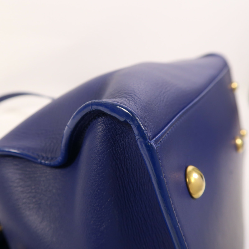 SAINT LAURENT 牛皮皮革2 Way Shoulder金扣手挽肩背兩用袋-11