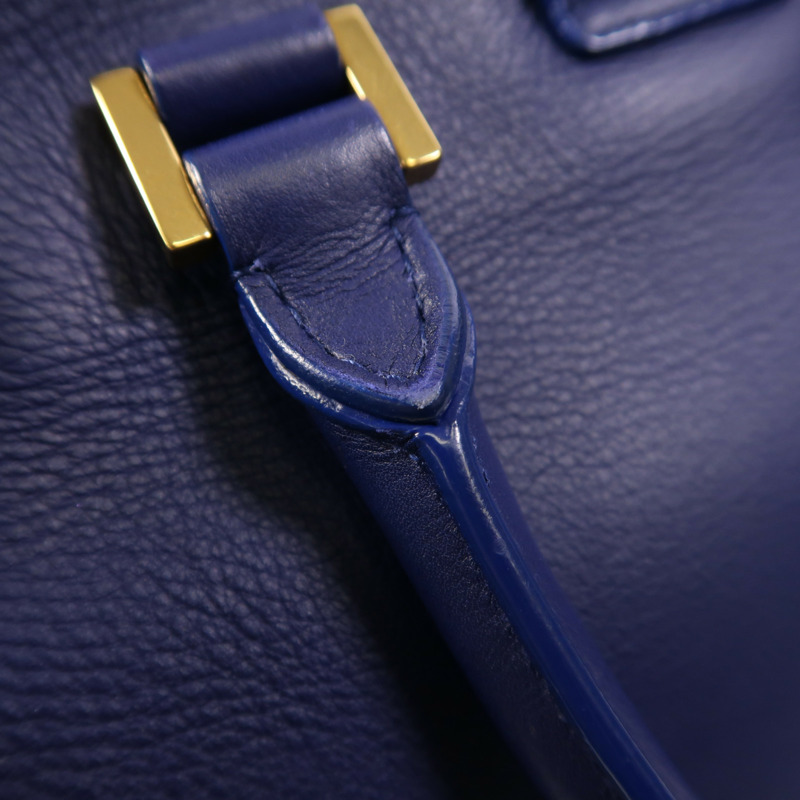 SAINT LAURENT 牛皮皮革2 Way Shoulder金扣手挽肩背兩用袋-14