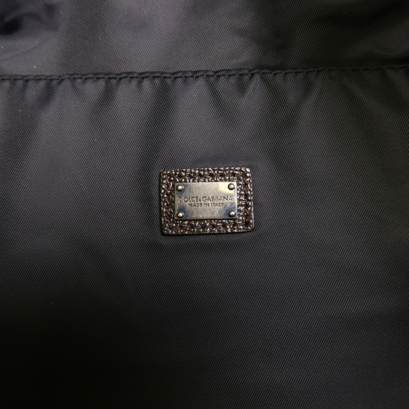 D&G 尼龍Backpack銀扣背包-5