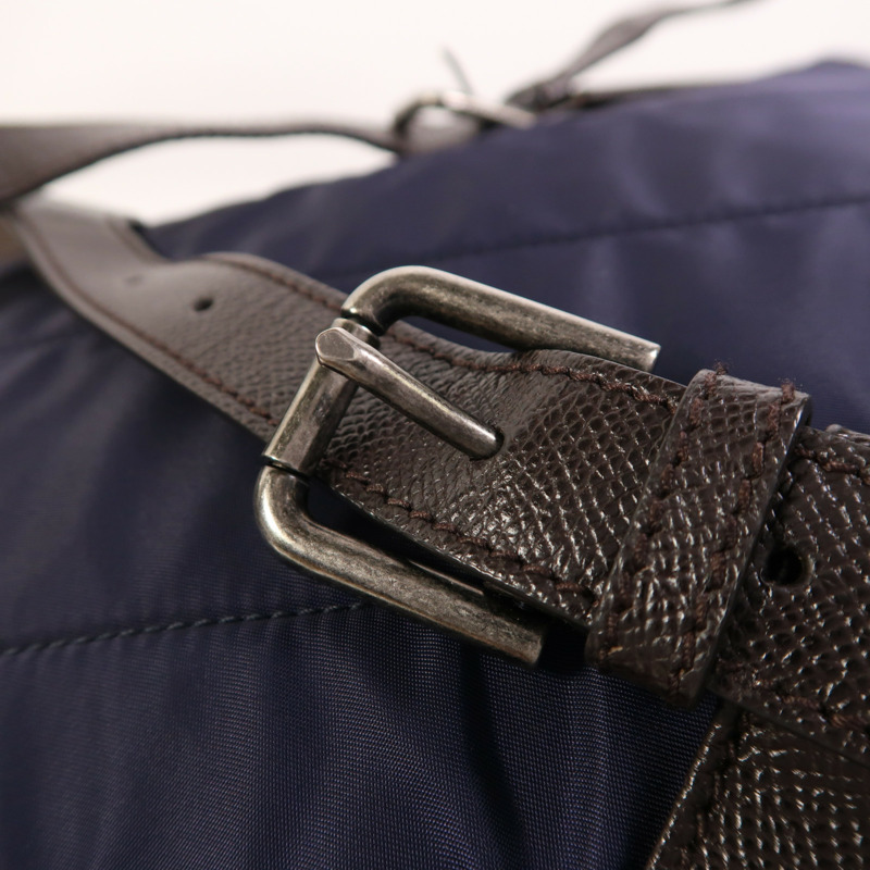 D&G 尼龍Backpack銀扣背包-11