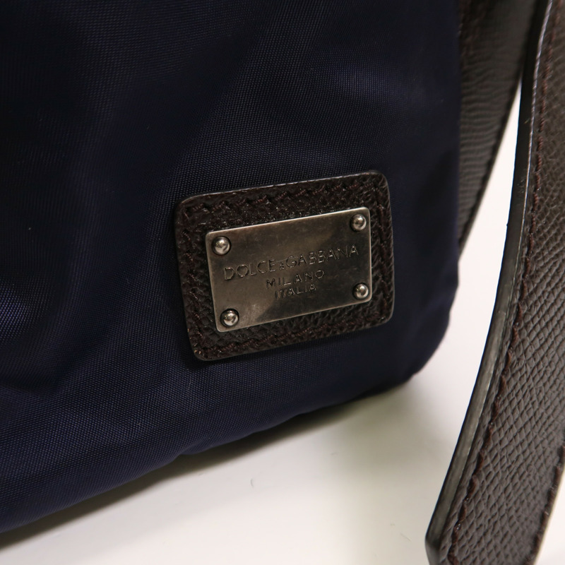 D&G 尼龍Backpack銀扣背包-13