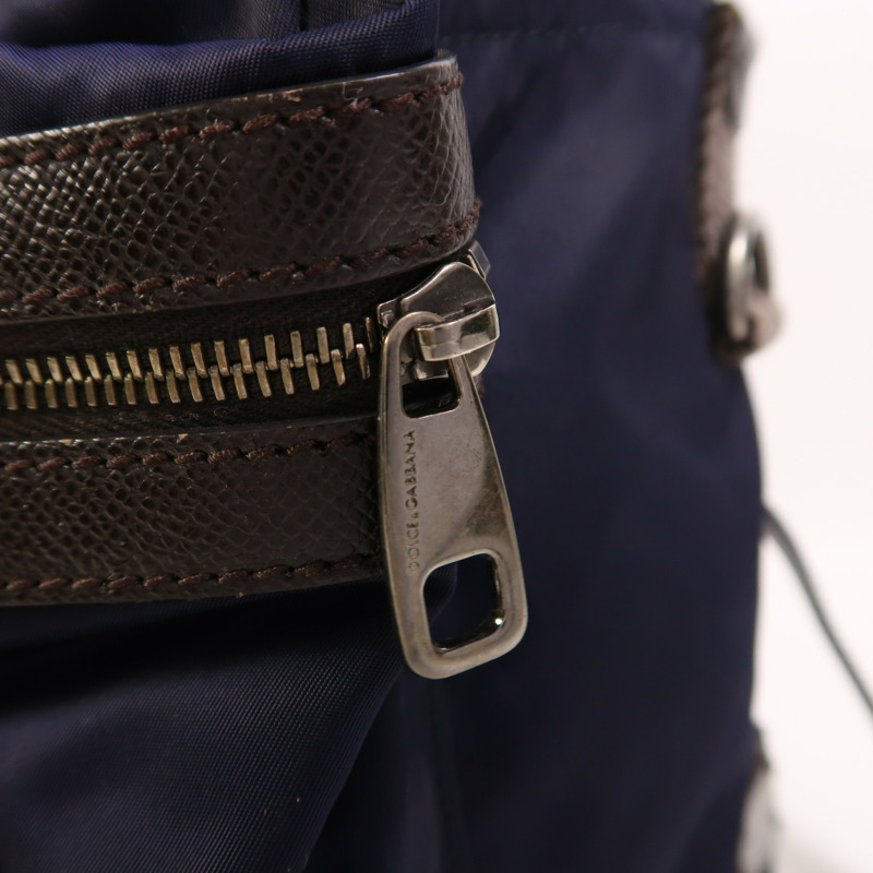 D&G 尼龍Backpack銀扣背包-15