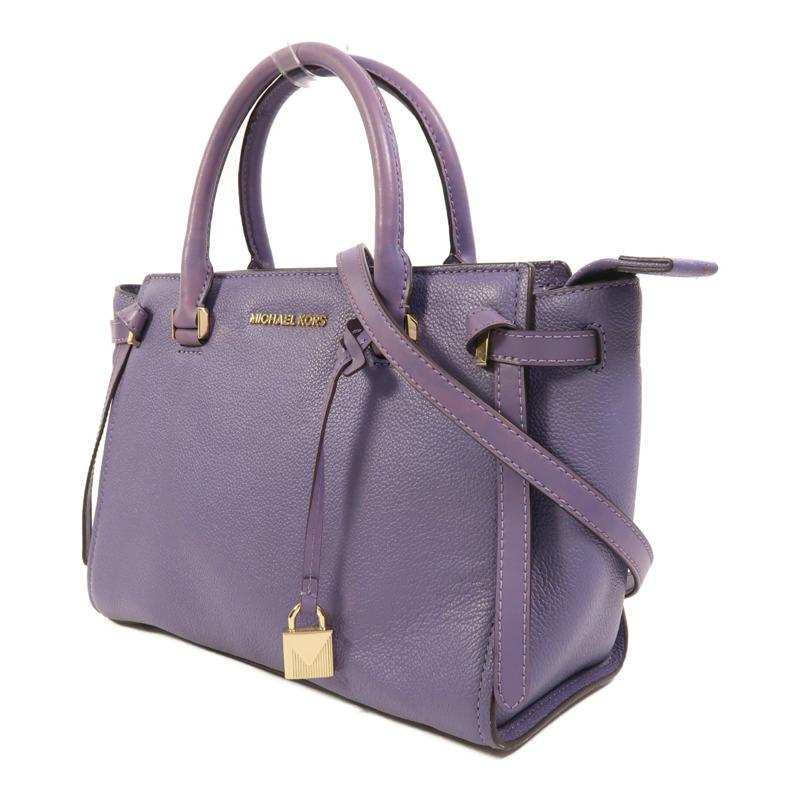 Michael Kors 牛皮皮革2 Way Shoulder金扣手挽肩背兩用袋-2