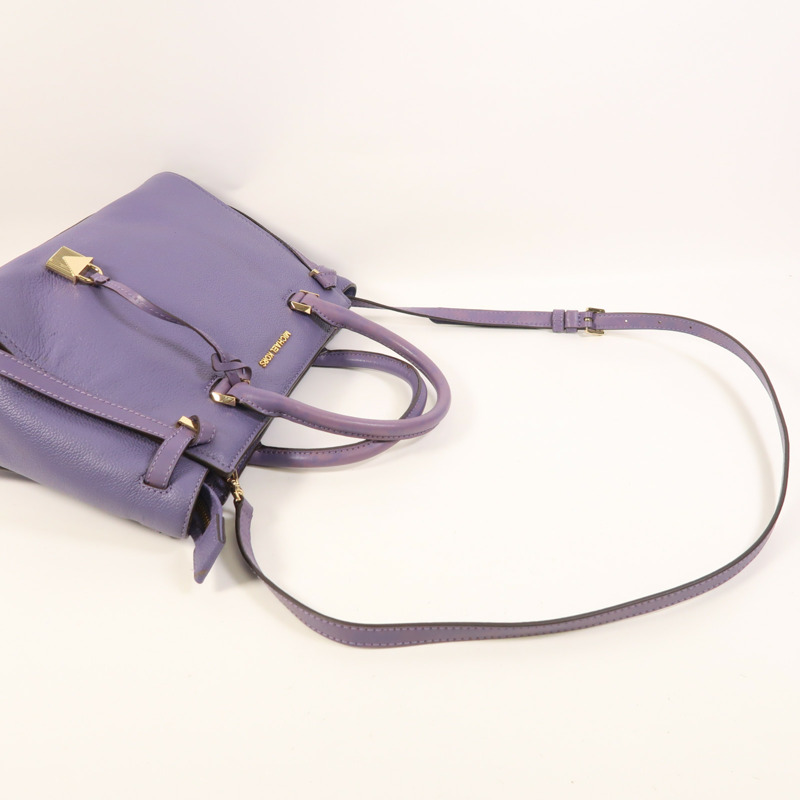 Michael Kors 牛皮皮革2 Way Shoulder金扣手挽肩背兩用袋-8