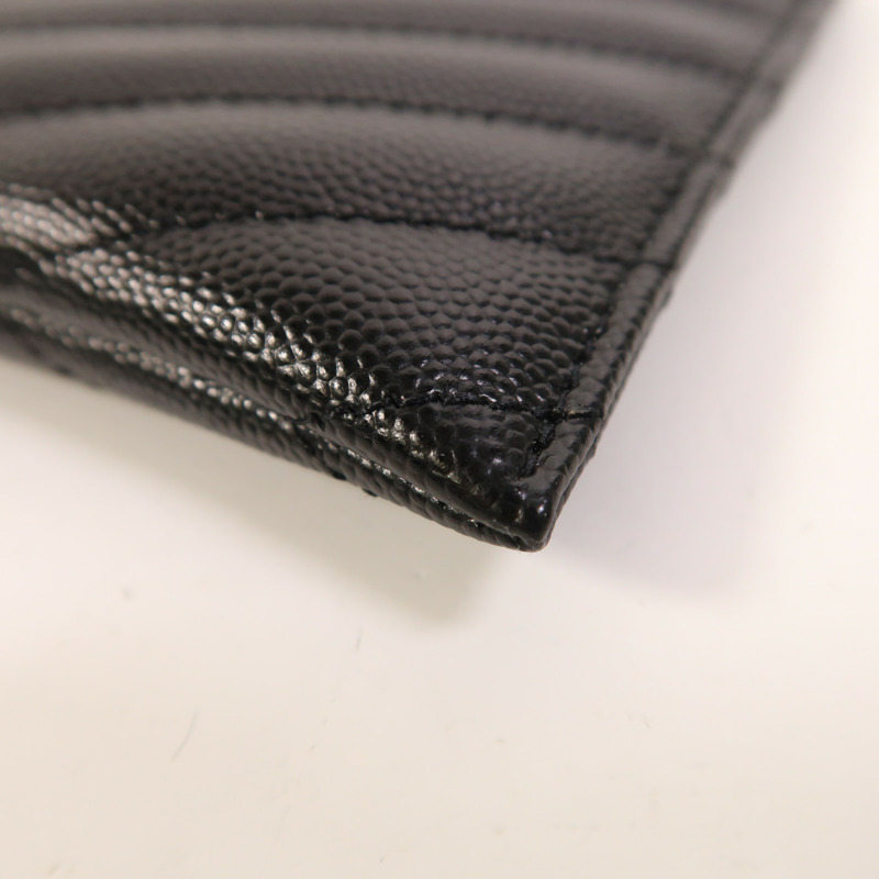 YVES SAINT LAURENT 牛皮皮革Pouch金扣手拿包-9