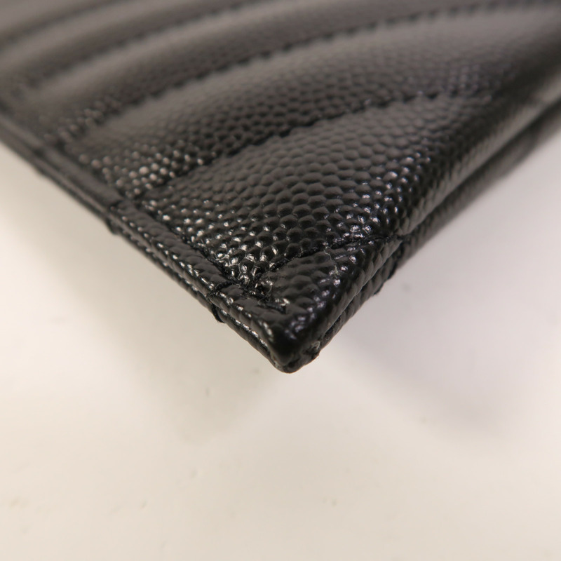 YVES SAINT LAURENT 牛皮皮革Pouch金扣手拿包-10