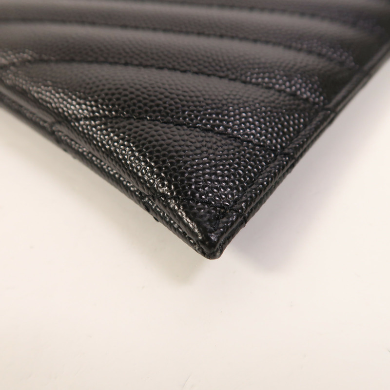 YVES SAINT LAURENT 牛皮皮革Pouch金扣手拿包-11