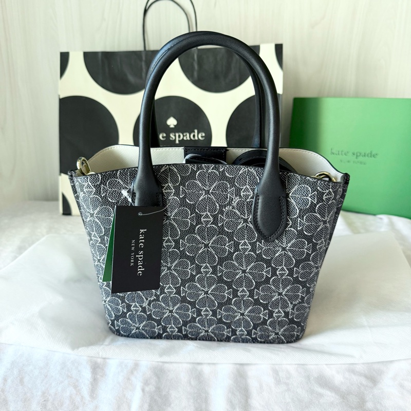 ✨全新🇺🇸 Kate Spade ♠️ 花卉緹花可愛手提托特包-4