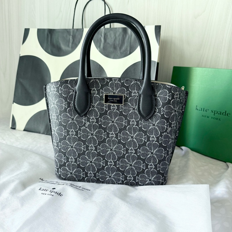 ✨全新🇺🇸 Kate Spade ♠️ 花卉緹花可愛手提托特包-9