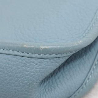 Hermes Evelyne29 愛馬仕伊芙琳29 小號 天青色/天青藍銀扣-28