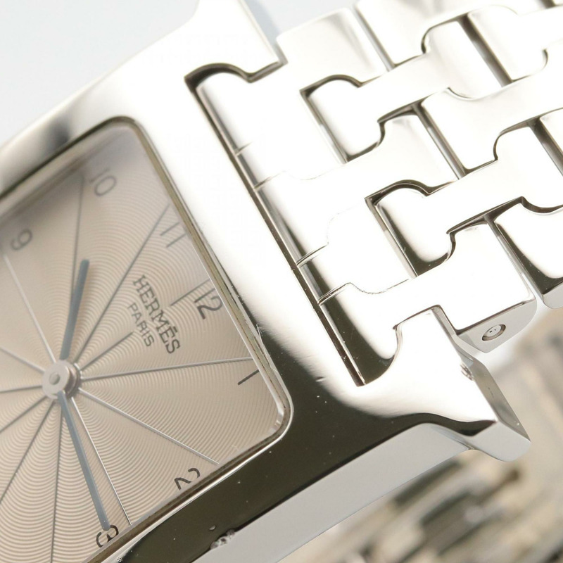 愛馬仕H系列男士腕錶,不鏽鋼銀色,型號HH1.710-8