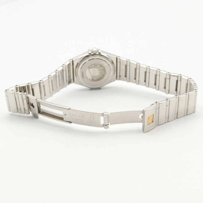 歐米茄星座系列迷你My Choice不鏽鋼女錶,白色,1561.71-3