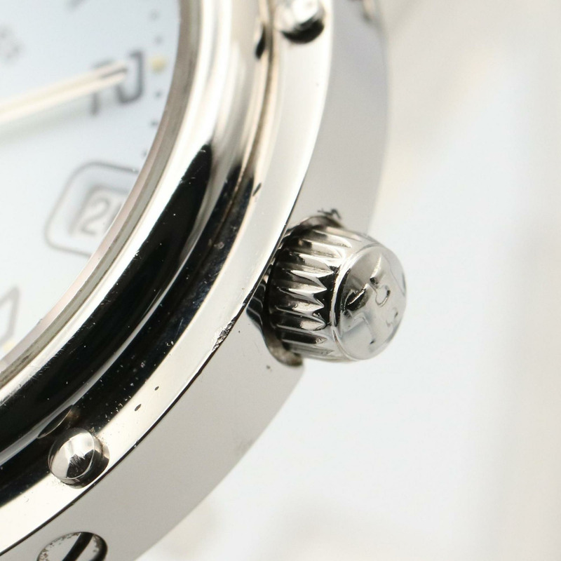 愛馬仕 Clipper 系列腕錶,不鏽鋼材質,女士款,白色,CL4.210-5