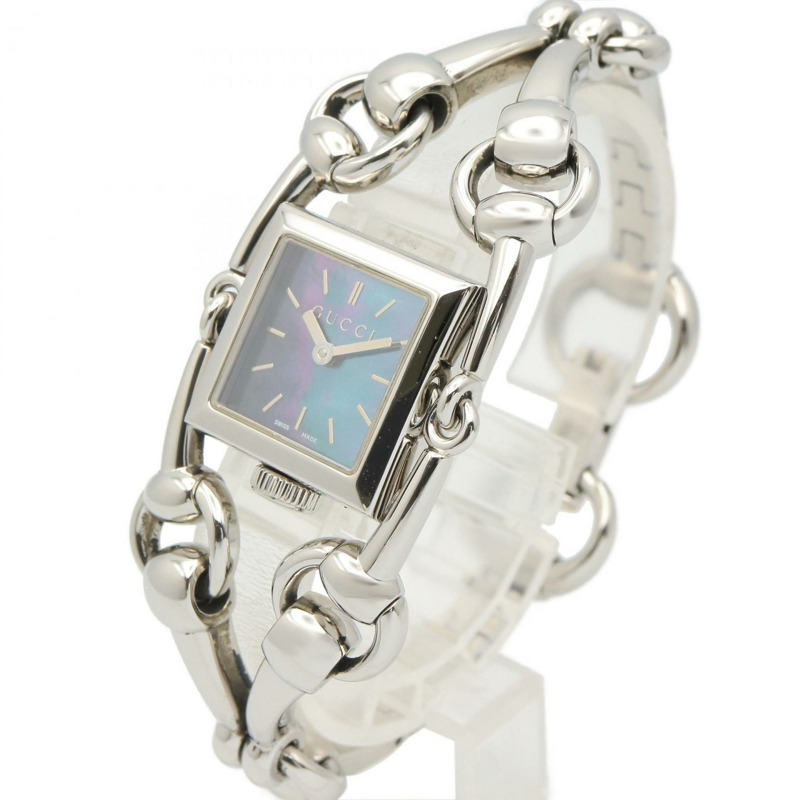 Gucci Signoria 女士腕錶,不鏽鋼材質,藍色,尺寸 116.5-1