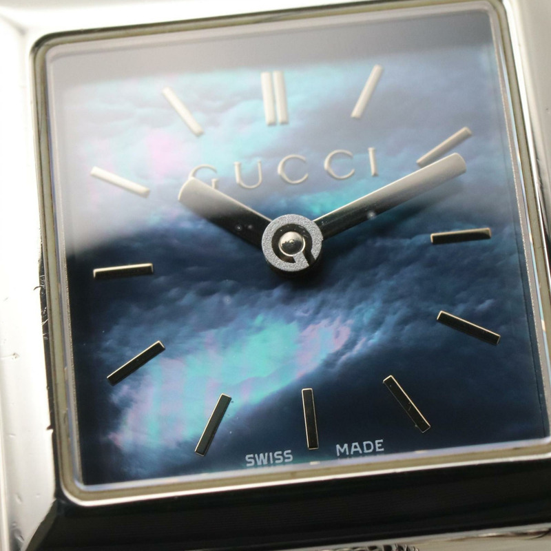 Gucci Signoria 女士腕錶,不鏽鋼材質,藍色,尺寸 116.5-8