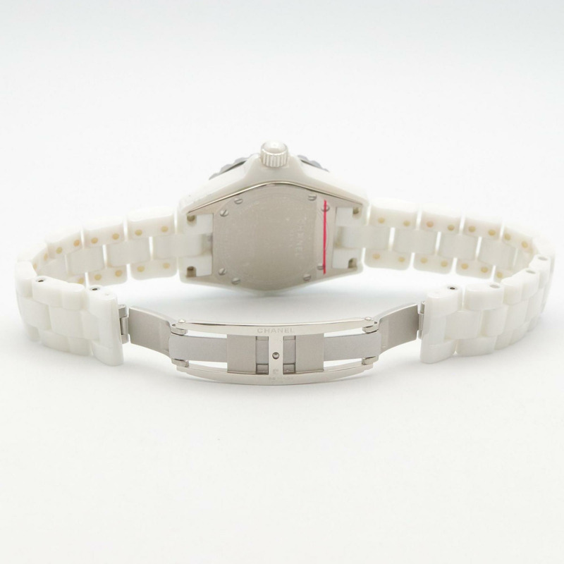 香奈兒 J12 腕錶，陶瓷，女士，白色，H0968-3