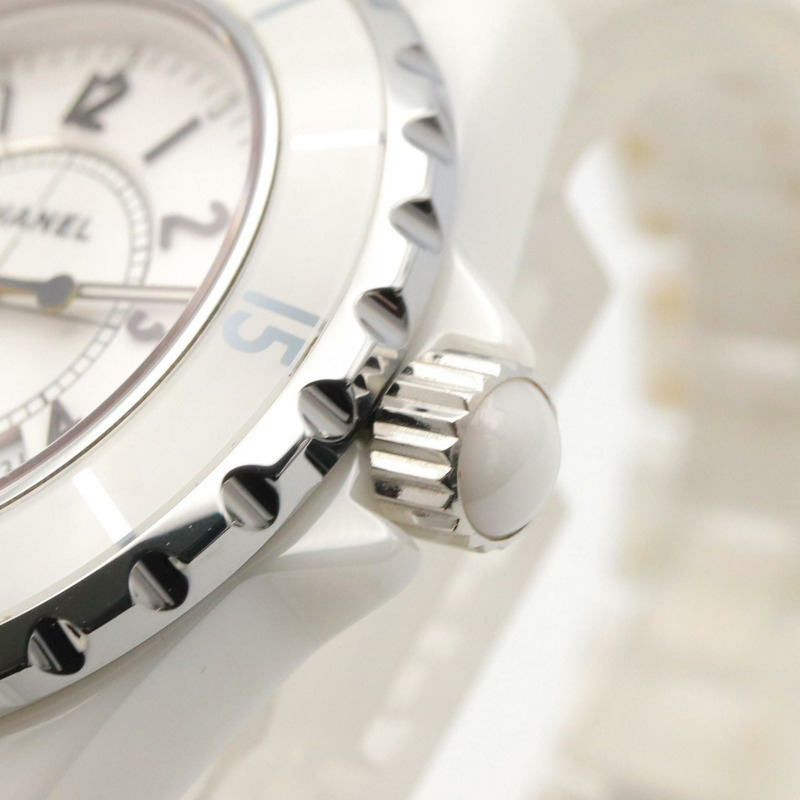 香奈兒 J12 腕錶，陶瓷，女士，白色，H0968-5