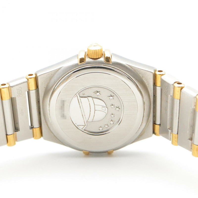 歐米茄星座系列迷你腕錶,18K黃金及不鏽鋼材質,女士款,白金款,1362.70-4