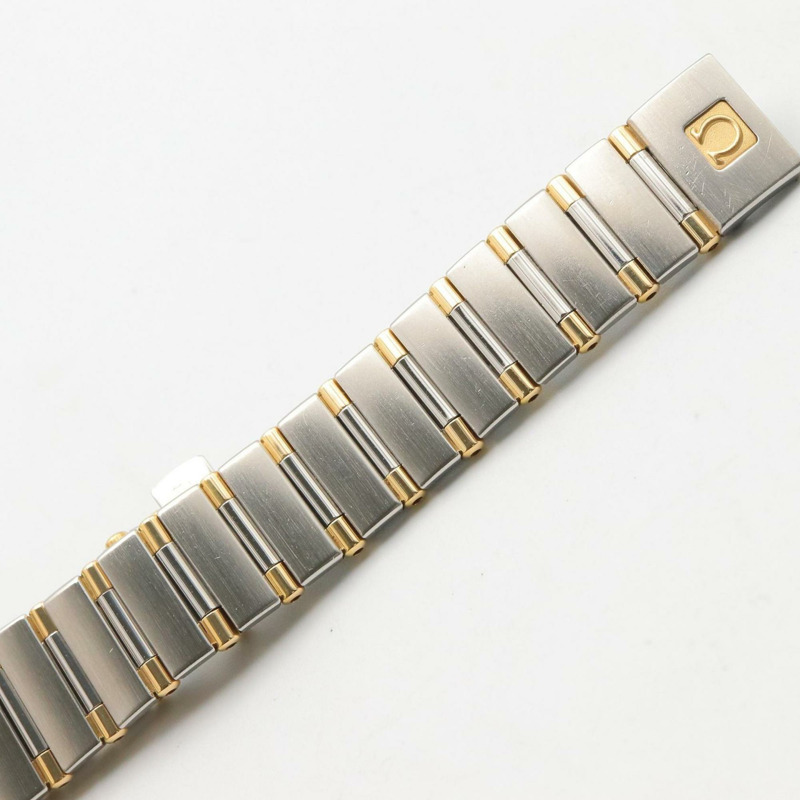 歐米茄星座系列迷你腕錶,18K黃金及不鏽鋼材質,女士款,白金款,1362.70-12