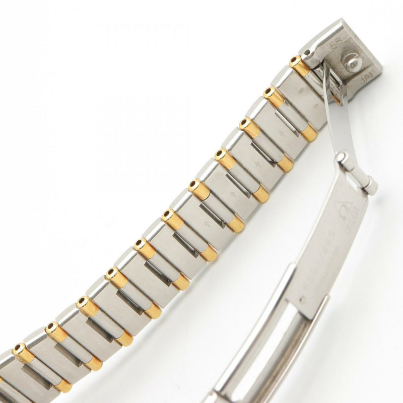 歐米茄星座系列迷你腕錶,18K黃金及不鏽鋼材質,女士款,白金款,1362.70-13