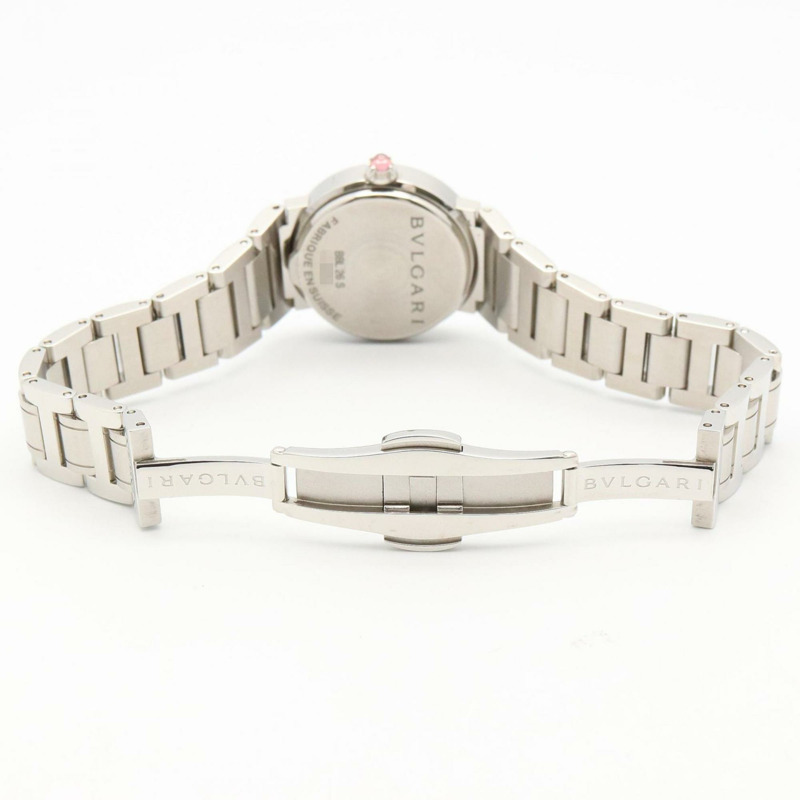 寶格麗女士腕錶，不鏽鋼材質，黑色，型號BBL26S-3