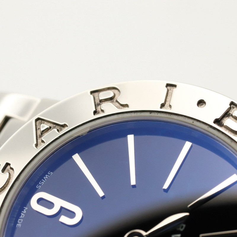 寶格麗女士腕錶，不鏽鋼材質，黑色，型號BBL26S-10