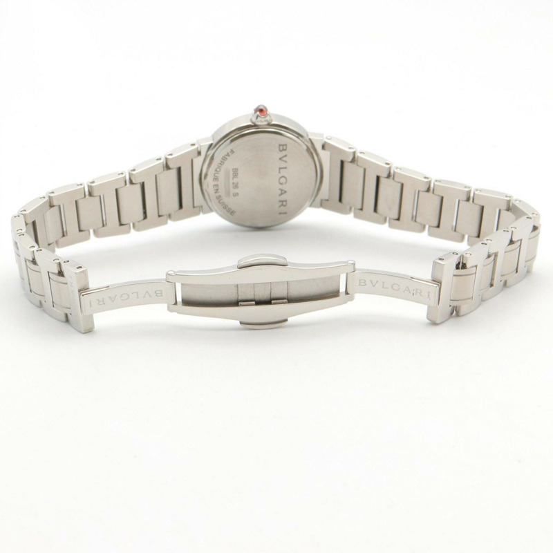 寶格麗女士腕錶,不鏽鋼材質,黑色,型號BBL26S-3