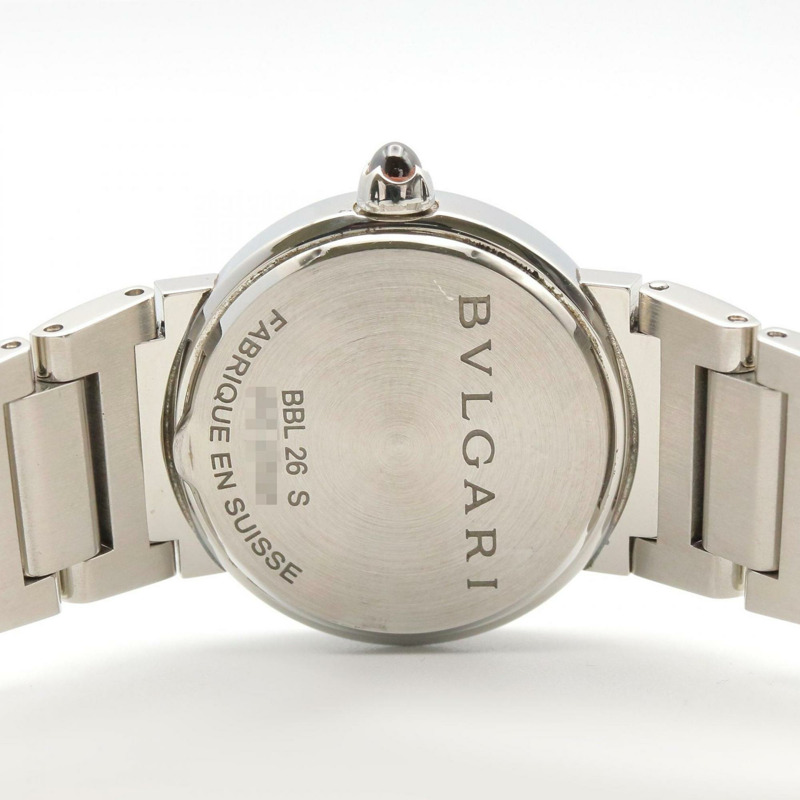 寶格麗女士腕錶,不鏽鋼材質,黑色,型號BBL26S-4