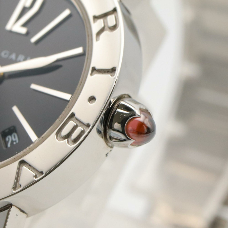 寶格麗女士腕錶,不鏽鋼材質,黑色,型號BBL26S-5