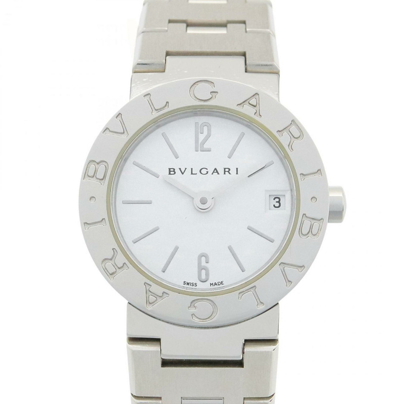 寶格麗女士白色精鋼腕錶 BB23SS-0