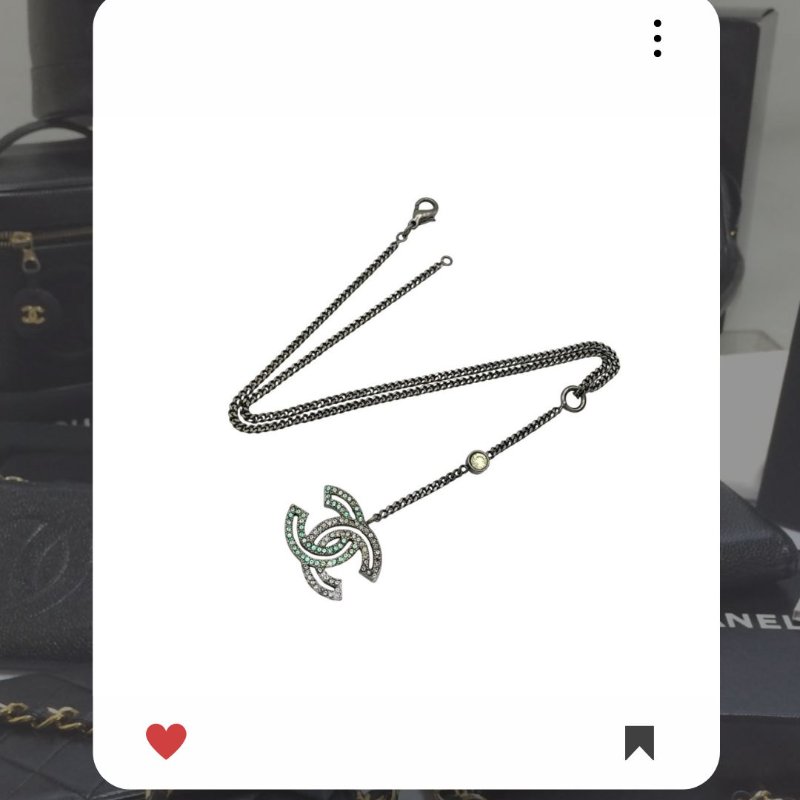 🛍️🎁 26 🔥 2月新品上架 新年情人節💘 CHANEL 香奈兒 銀色水鑽頸鏈 🔥 香奈兒熱賣款 香奈兒經典款 耳環 CHANEL EARRING-2