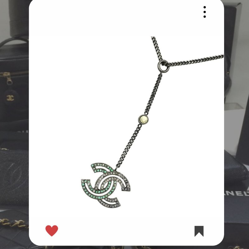 🛍️🎁 26 🔥 2月新品上架 新年情人節💘 CHANEL 香奈兒 銀色水鑽頸鏈 🔥 香奈兒熱賣款 香奈兒經典款 耳環 CHANEL EARRING-3