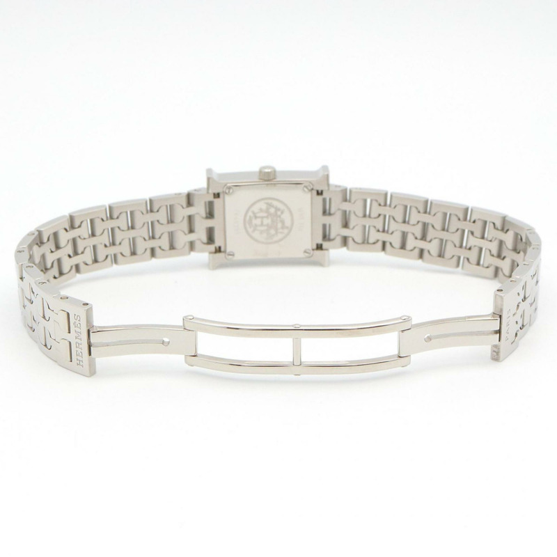 愛馬仕 H Watch Mini 腕錶,不鏽鋼材質,女士款,銀色,型號 HH1.110-3